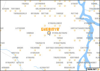 map of Gwebinya