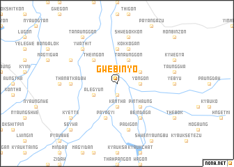 map of Gwebinyo