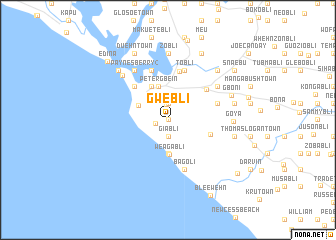 map of Gwebli