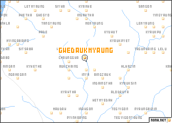 map of Gwedaukmyaung