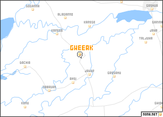 map of Gweeak