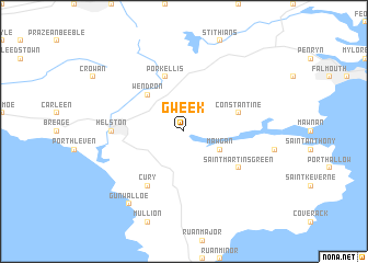 map of Gweek