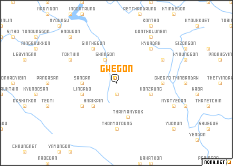 map of Gwegon