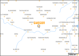 map of Gwegon