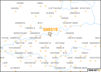 map of Gwegyo