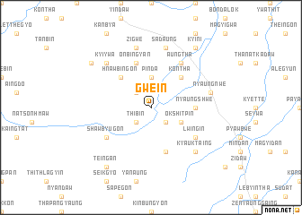 map of Gwein