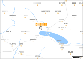 map of Gwembe