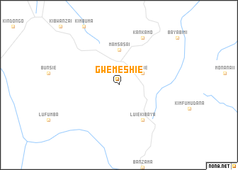 map of Gweme-Shie