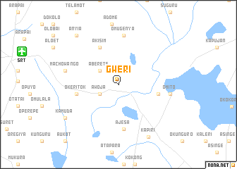 map of Gweri