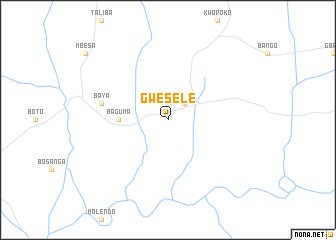 map of Gwesele