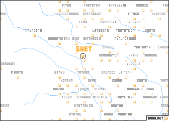 map of Gwet