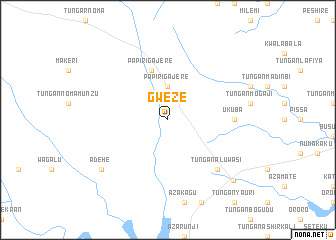 map of Gweze