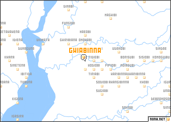 map of Gwiabinna