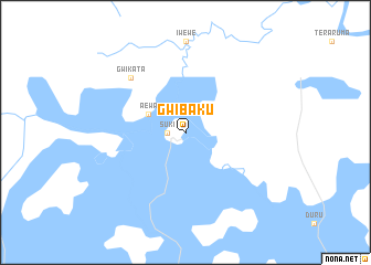 map of Gwibaku