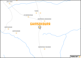 map of Gwinsokoura