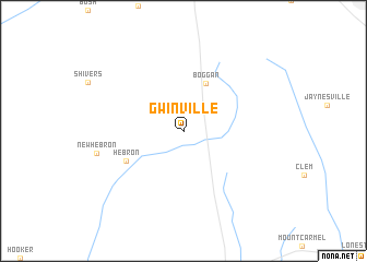 map of Gwinville