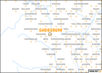 map of Gwoiegauma