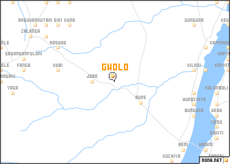 map of Gwolo