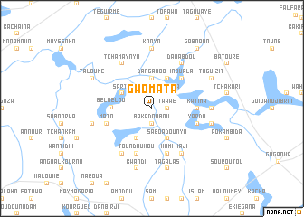 map of Gwomata