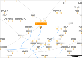 map of Gwombe