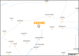 map of Gwombe