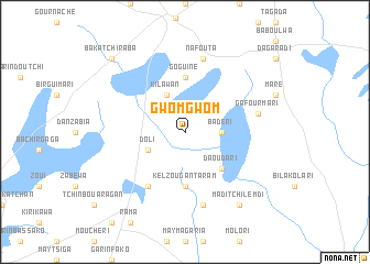 map of Gwom Gwom