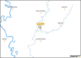 map of Gwom