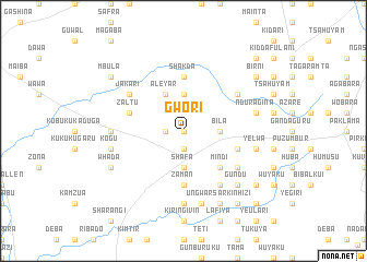 map of Gwori