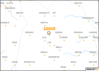 map of Gwova