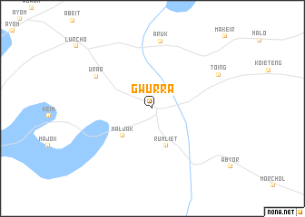map of Gwurra