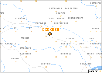 map of Gxokoza