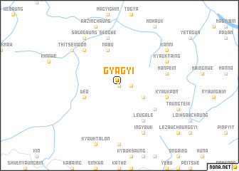 map of Gyagyi