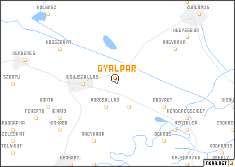 map of Gyalpár