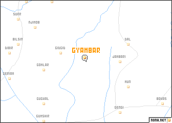 map of Gyambar