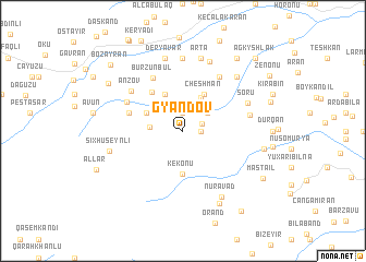 map of Gyandov