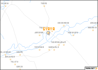 map of Gyaya