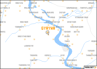 map of Gyaywa