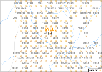 map of Gyele