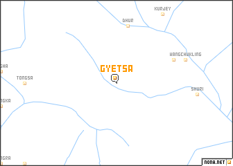 map of Gyetsa