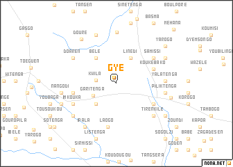 map of Gyé