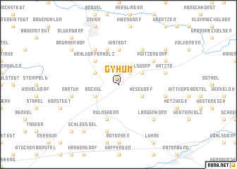 map of Gyhum