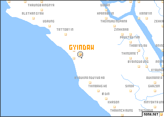 map of Gyindaw
