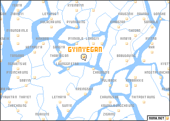 map of Gyinyegan