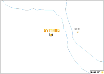 map of Gyitang