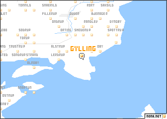 map of Gylling