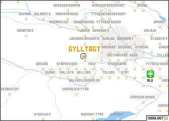 map of Gylltägt