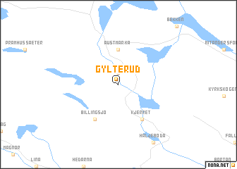 map of Gylterud