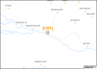 map of Gymyl\