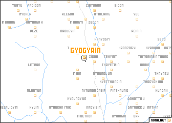 map of Gyogyain