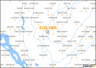 map of Gyolebin